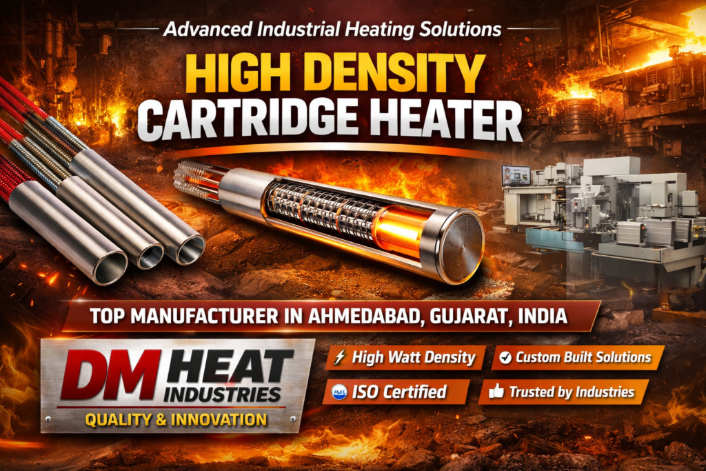 High Density Cartridge Heater, Cartridge Heater Manufacturer, Industrial Heater Supplier, High Watt Density Heater, Cartridge Heater Ahmedabad