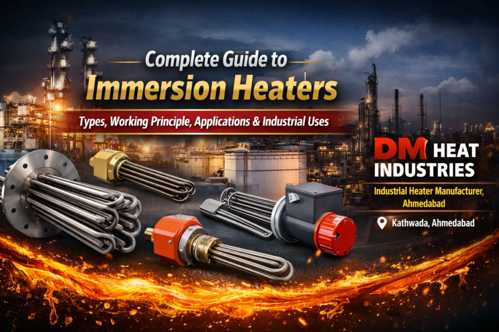 Immersion heater manufacturer | Kathawada | Ahmedabad | DM Heat Industries