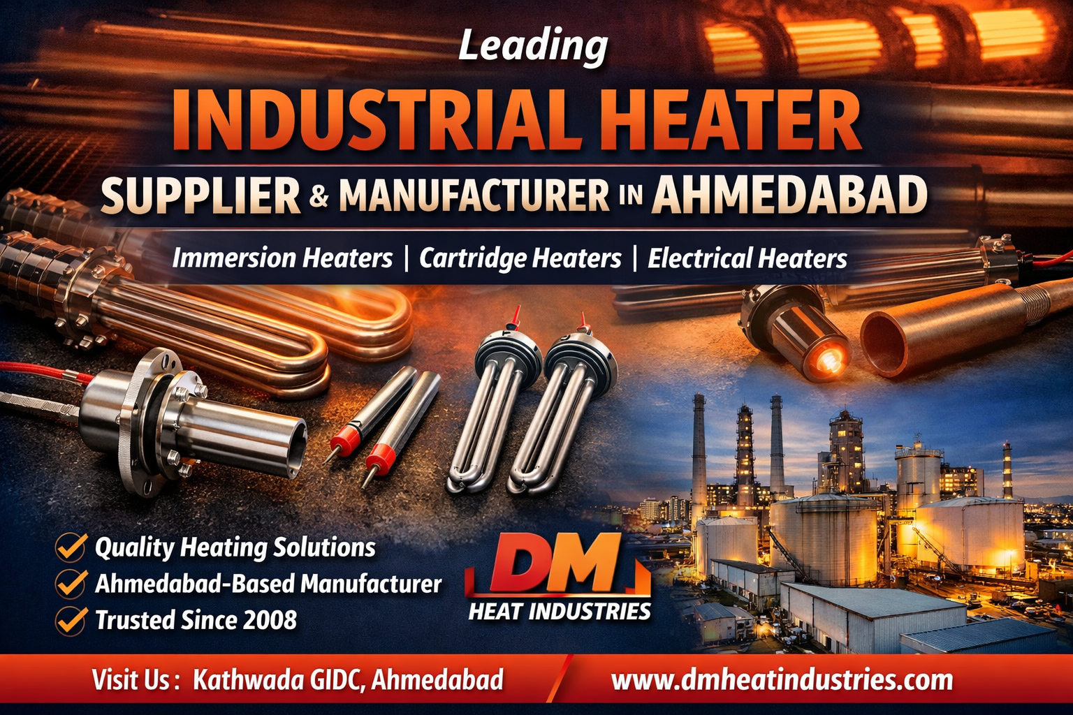 top Industrial Heater Manufacturer & Supplier In Ahmedabad